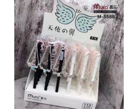 MURA GEL PEN 0.5MM M-5588 (天使的翼手链Angel's wing braclet)