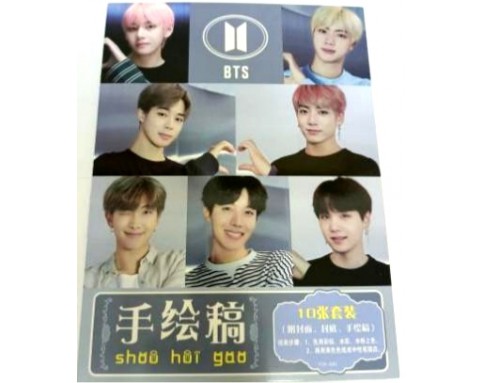 BTS手绘稿 BTS Sketch Pad