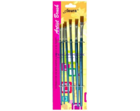 Acura Artist Brush Set 6’S No.577 Flat