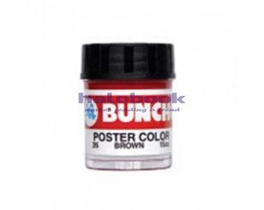 BUNCHO POSTER COLOR 15CC 1PC 20 BROWN