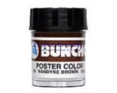 BUNCHO POSTER COLOR 15CC 1PC 30 V.BROWN