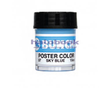 BUNCHO POSTER COLOR 15CC 1PC 37 SKY BLUE