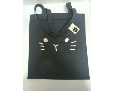 星夜猫环保袋STARRY NIGHT CAT CANVAS BAG