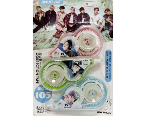 JINUO吉诺防弹少年团修正带BTS Correction Tape