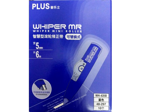 PLUS WHIPER MR MINI ROLLER 智慧型滚轮修正带（可替换式）10pieces