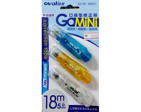 OVAL CORRECTION TAPE 3 IN 1