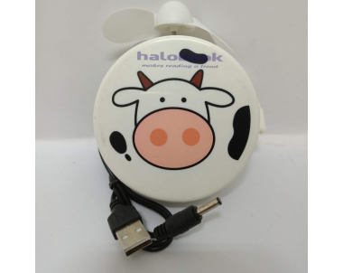 ANIMAL LOVELY MINI FAN (COW)