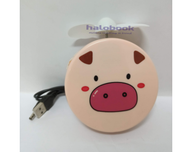 ANIMAL LOVELY MINI FAN (PIG)