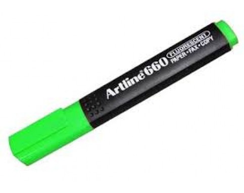 Artline-660 Highlighter Green Vert