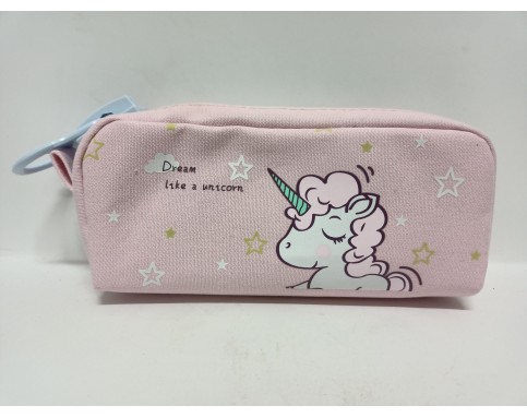 MOKO PENCIL BAG MK-1191-C (独角兽 大拉链Unicorn with big zip）