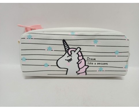 MOKO PENCIL BAG MK-1911( 独角兽 大拉链Unicorn with big zip)