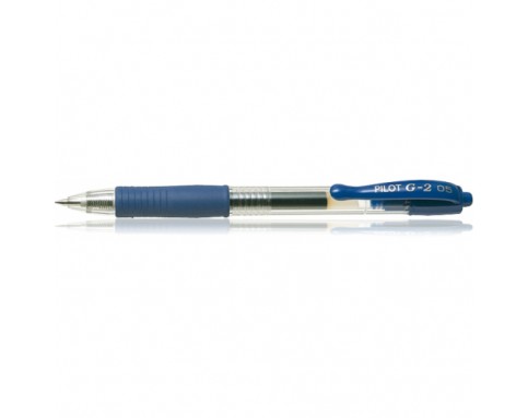 PILOT G-2 RETRACTABLE GEL PEN 0.5MM BLUE 